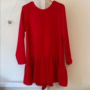 Hot Red Zara Dress/Romper
